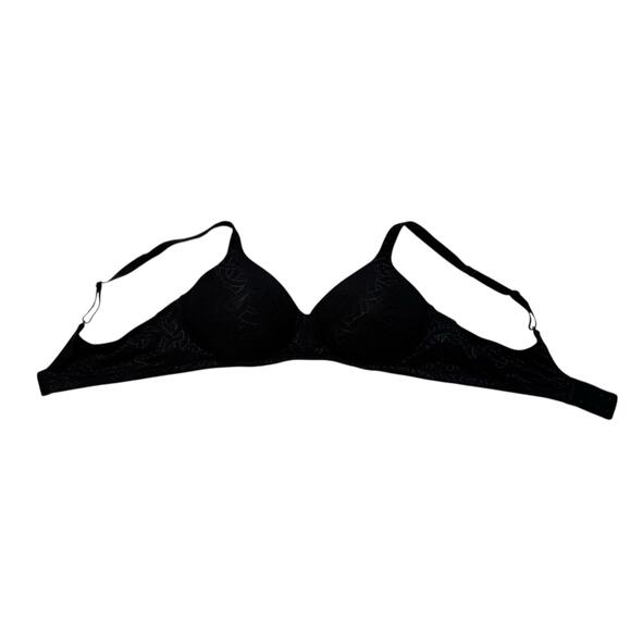 VANITY FAIR Body Shine Full Coverage Wireless Bra in Black Size 36B #72298 - Picture 5 of 5